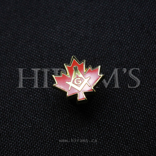 Canadian Freemason Lapel Pin