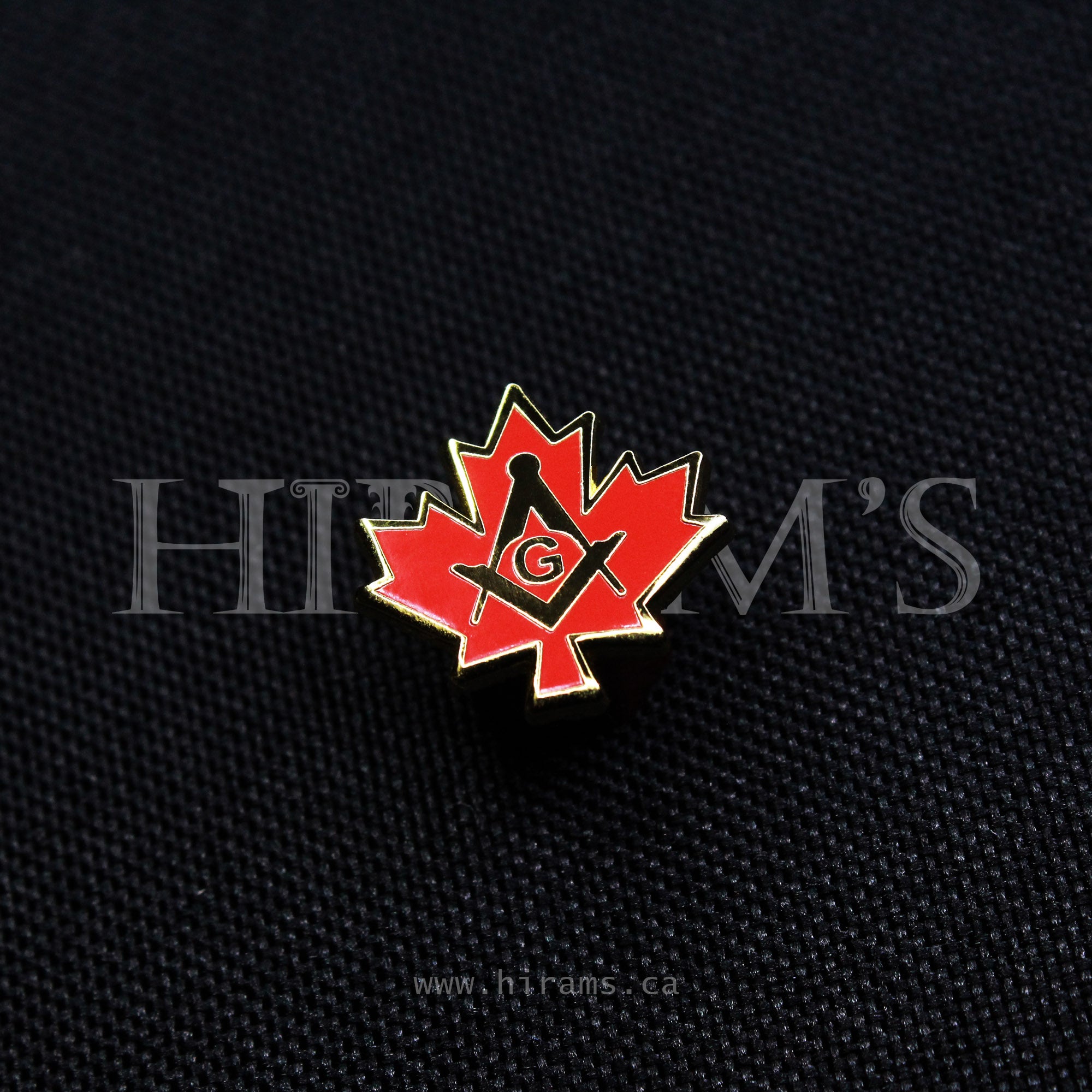 Canadian Freemason Lapel Pin