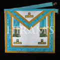 Past Master Lambskin Apron – Centennial (Gold Braid)