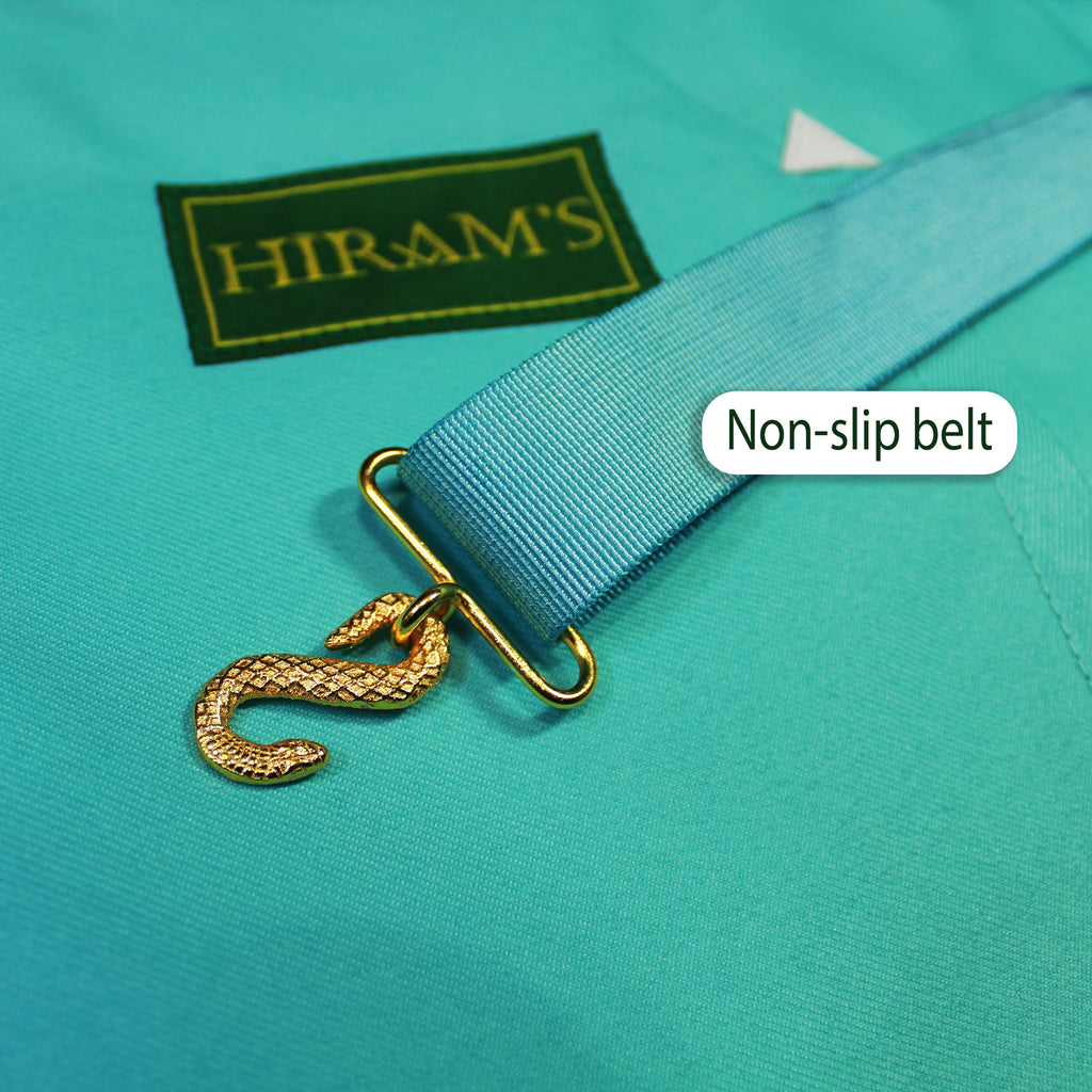 Past Master Lambskin Apron – Centennial (Gold Braid)