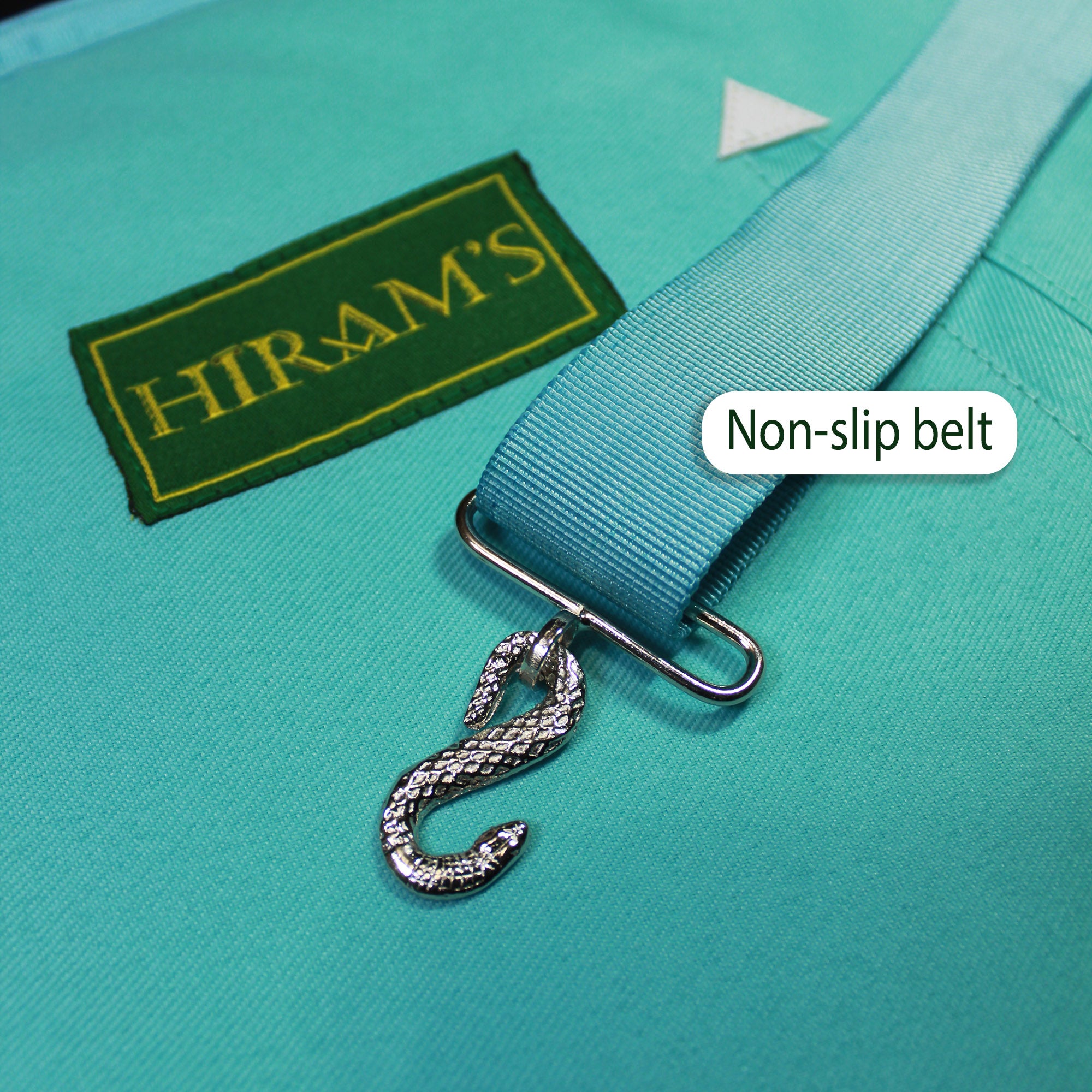 Master Mason Lambskin Apron – Regular (silver metallics)